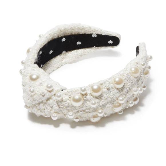 ♡ 𝖫𝖾𝗅𝖾 𝖲𝖺𝖽𝗈𝗎𝗀𝗁𝗂 ♡ 𝖨𝗏𝗈𝗋𝗒 𝖯𝖾𝖺𝗋𝗅 𝖳𝗐𝖾𝖾𝖽 𝖧𝖾𝖺𝖽𝖻𝖺𝗇𝖽 - Picture 5 of 5